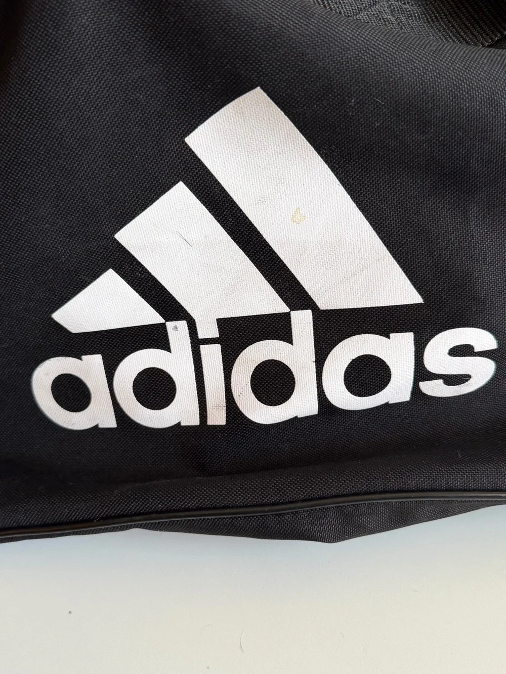 Classic adidas Black and White Small Duffel Bag